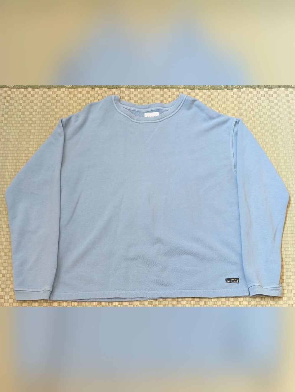 Cal O Line PG172-001SD Oversized Cotton Sweatshirt Mens Size Large Made in Japan